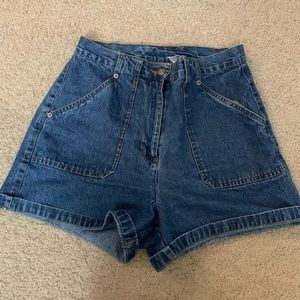 Vintage Hi-Rise Bill Blass Denim Mom Shorts